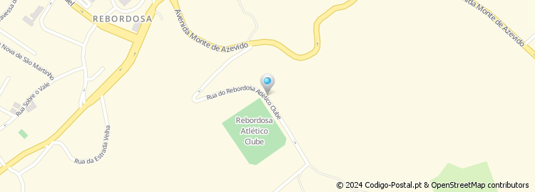 Mapa de Avenida Rebordosa Atlético Club