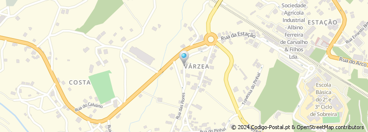 Mapa de Rua de São Lázaro