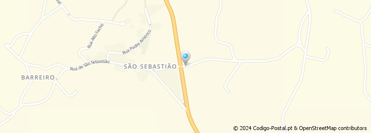 Mapa de Rua de São Sebastião