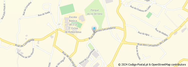 Mapa de Rua Escola Secundaria