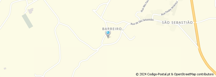 Mapa de Travessa do Barreiro