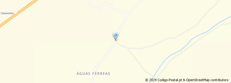 Mapa de Águas Férreas