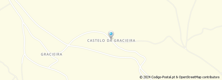 Mapa de Castelo da Gracieira