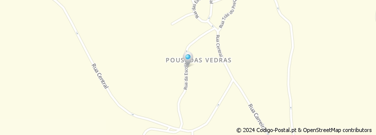 Mapa de Pousadas de Vedras