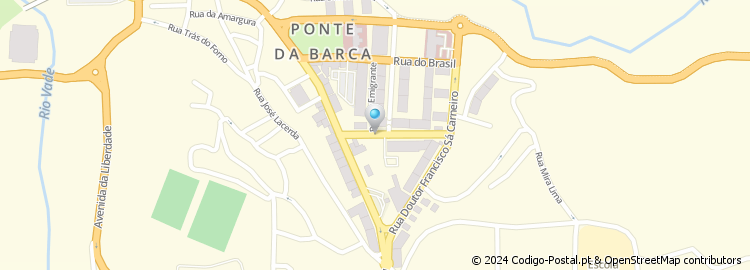 Mapa de Apartado 43, Ponte da Barca