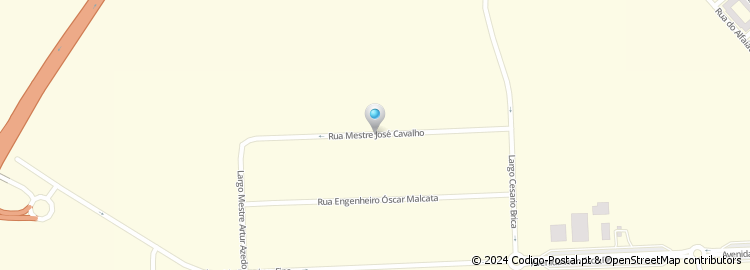 Mapa de Rua Mestre José Carvalho