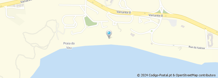 Mapa de Praia do Vau