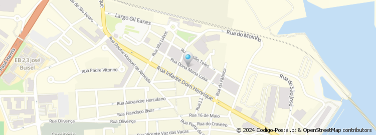 Mapa de Rua Dona Maria Luísa