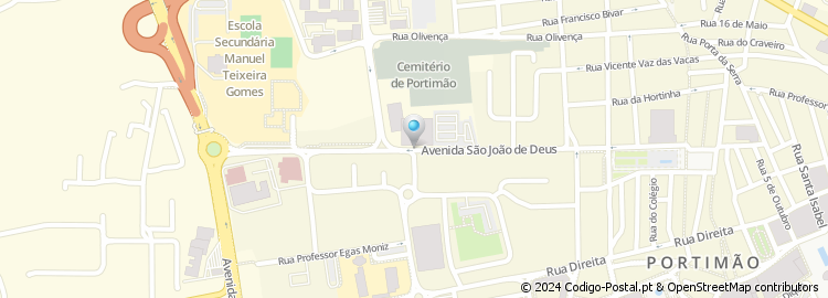 Mapa de Rua São João de Deus