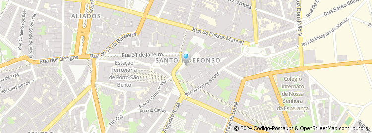 Mapa de Apartado 42, Porto