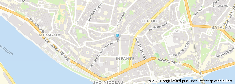 Mapa de Apartado 6015, Porto