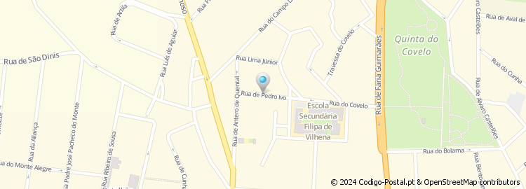 Mapa de Rua Pedro Ivo