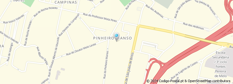 Mapa de Travessa Particular Pinheiro Manso