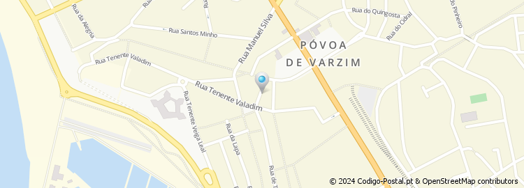 Mapa de Apartado 117, Póvoa de Varzim