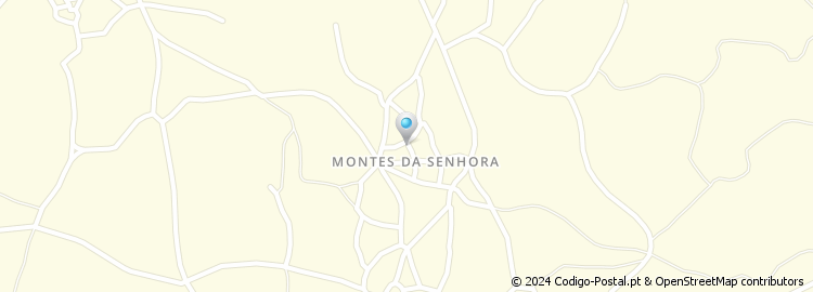 Mapa de Montes da Senhora