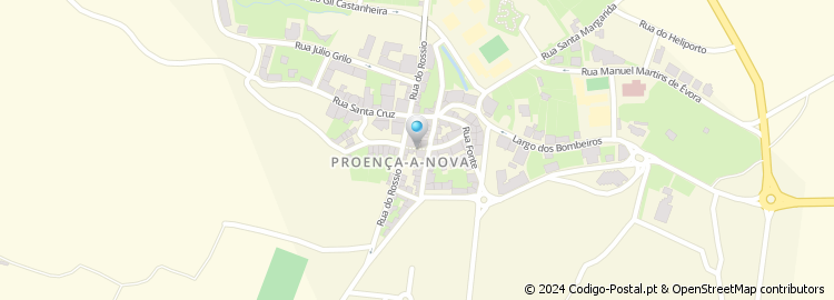 Mapa de Rua das Caldeiras