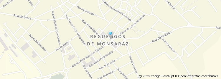 Mapa de Apartado 92, Reguengos de Monsaraz