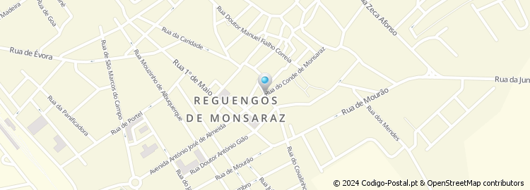 Mapa de Rua Alberto Monsaraz