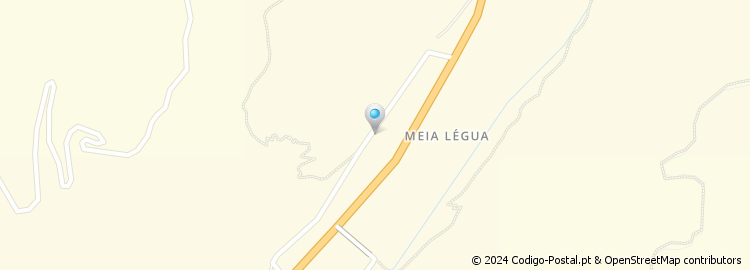 Mapa de Estrada da Meia Légua