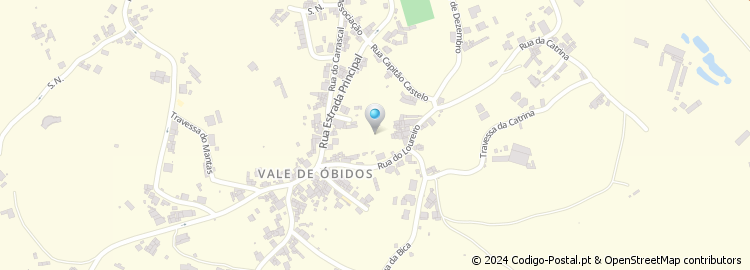 Mapa de Vale de Óbidos