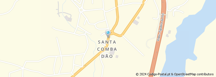 Mapa de Apartado 44, Santa Comba Dão