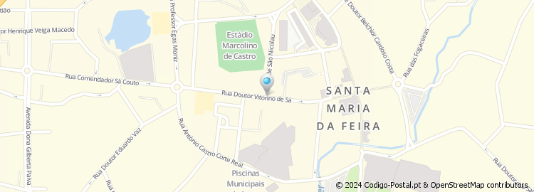 Mapa de Apartado 104, Santa Maria da Feira