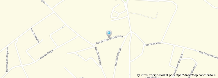 Mapa de Rua da Lagoinha de Trás