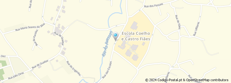 Mapa de Rua das Escolas