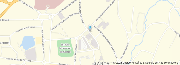 Mapa de Rua Doutor Elísio Castro