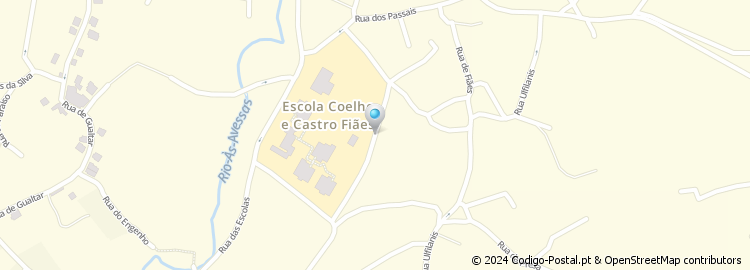 Mapa de Travessa Coelho e Castro