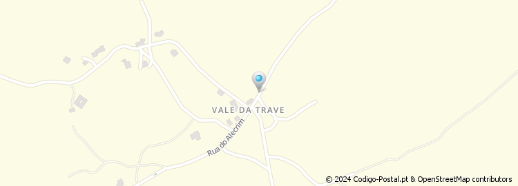 Mapa de Vale da Trave