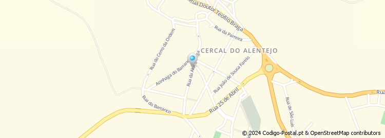 Mapa de Rua de Aldegalega
