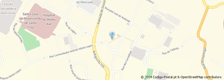 Mapa de Apartado 360, Santo Tirso