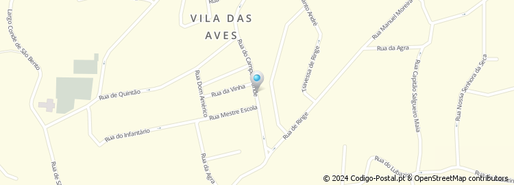 Mapa de Rua do Campo Grande