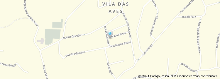 Mapa de Rua Dom Américo Bispo de Lamego