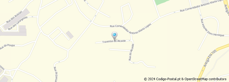 Mapa de Travessa do Alcaide