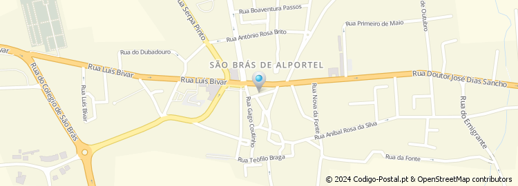 Mapa de Rua Bernardo de Passos