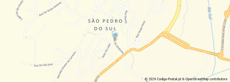 Mapa de Calçada de São Pedro