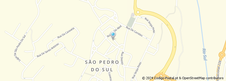 Mapa de Rua São Sebastião