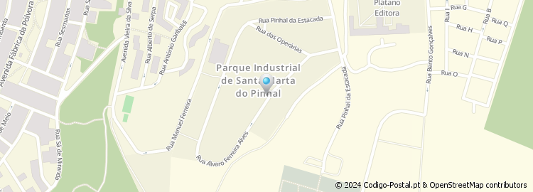 Mapa de Rua Álvaro Ferreira Alves