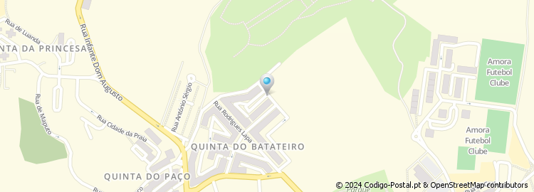 Mapa de Rua António Luís