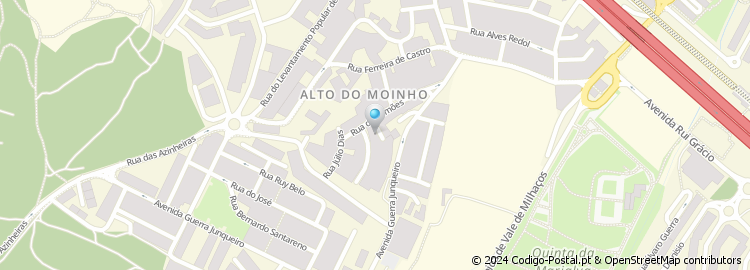 Mapa de Rua António Sérgio