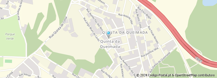 Mapa de Rua Aurélio Paz dos Reis