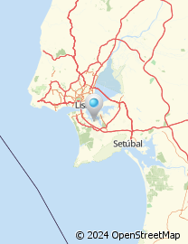 Mapa distrito Setubal de parede