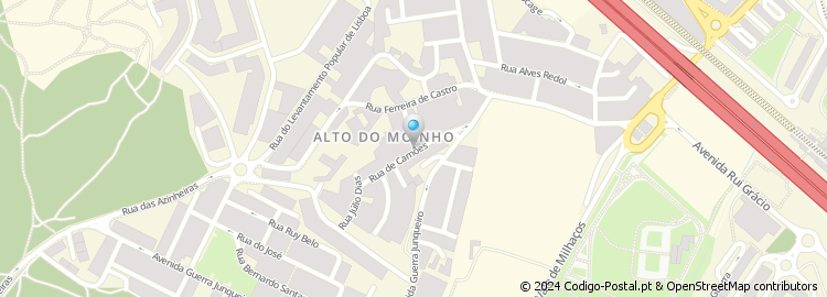 Mapa de Rua de Camões