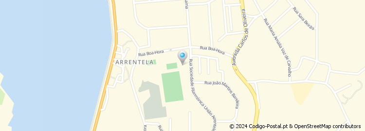 Mapa de Rua do Campo da Bola