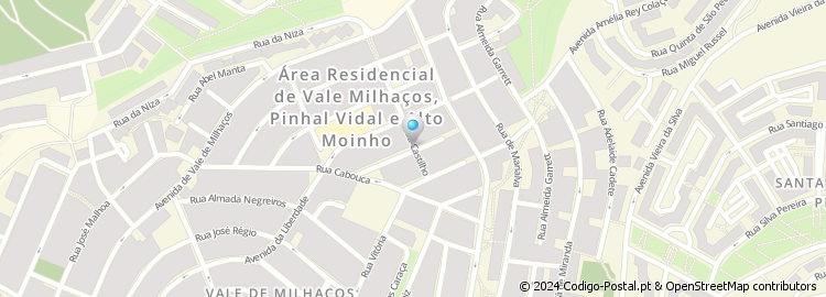 Mapa de Rua Eça de Queirós