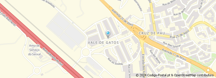 Mapa de Rua Ermelinda Belo