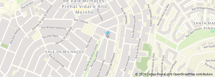 Mapa de Rua Gama Pinto