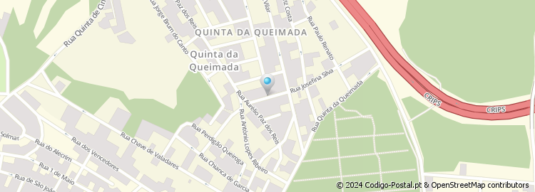 Mapa de Rua Josefina Silva